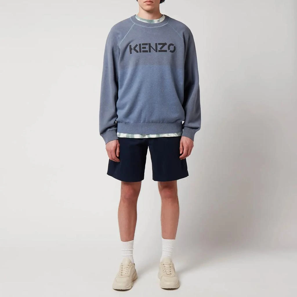 商品Kenzo|KENZO Men's Kenzo Logo Garment Dye Jumper,价格¥1053,第3张图片详细描述