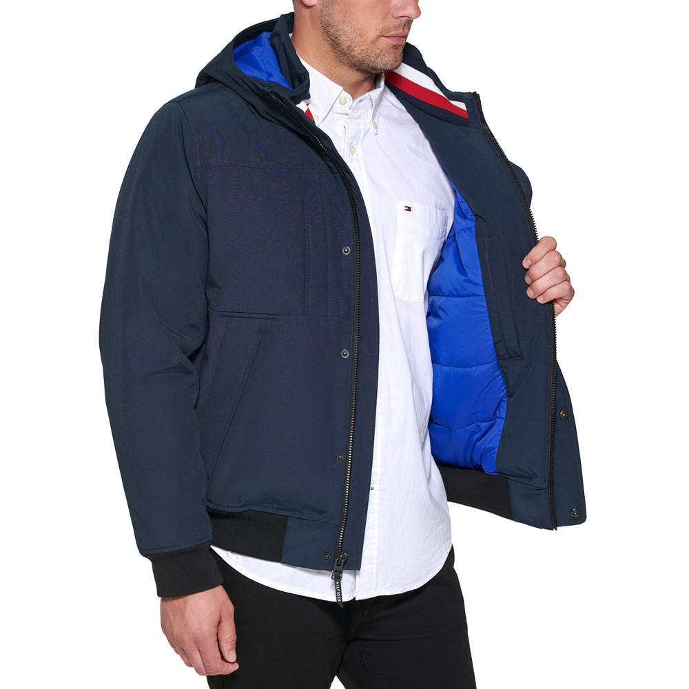 男士运动风连帽-实用保暖夹克商品第3张图片规格展示