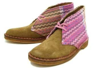 商品Clarks|Clarks Originals Desert Boot W Pink,价格¥1408,第1张图片