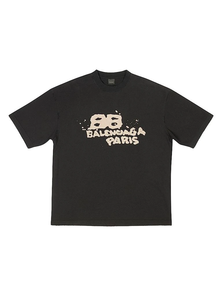 商品Balenciaga|Hand-drawn Bb Icon T-shirt Medium Fit,价格¥5053,第1张图片详细描述