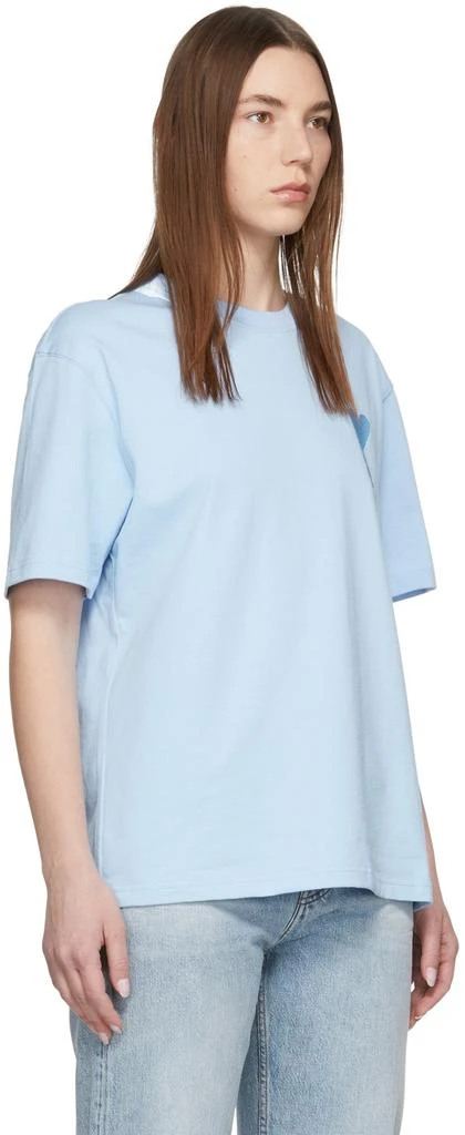 商品AMI|Blue Ami de Cœur T-Shirt,价格¥918,第2张图片详细描述