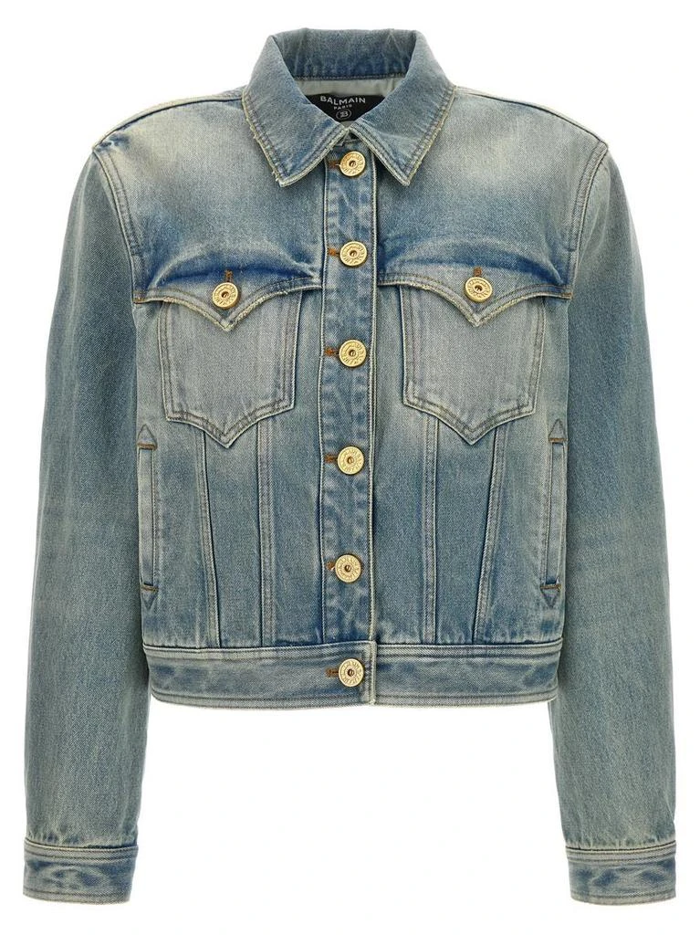 商品Balmain|Balmain Vintage Denim Jacket in Blue,价格¥5832,第1张图片