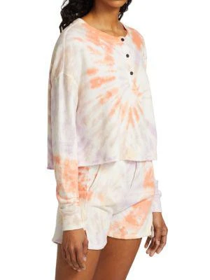 商品n:philanthropy|Harleen Cropped Tie-Dye Sweatshirt,价格¥150,第3张图片详细描述