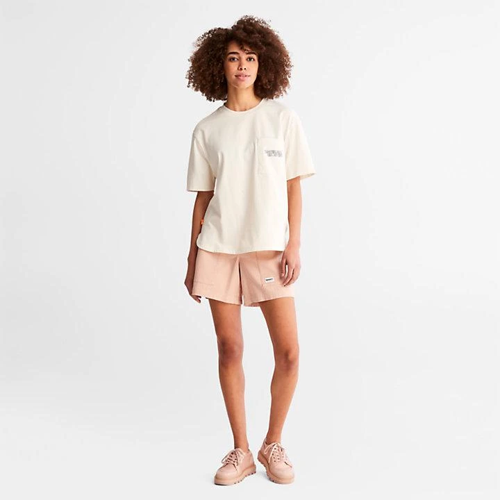 商品Timberland|TimberCHILL™ Pocket T-Shirt for Women in White,价格¥186,第3张图片详细描述
