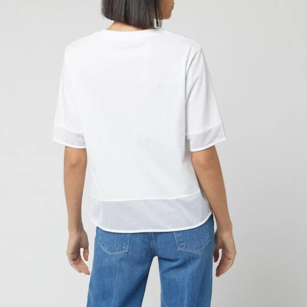 商品Kenzo|KENZO Women's Kenzo Sport Cropped T-Shirt Mix - White,价格¥696,第2张图片详细描述