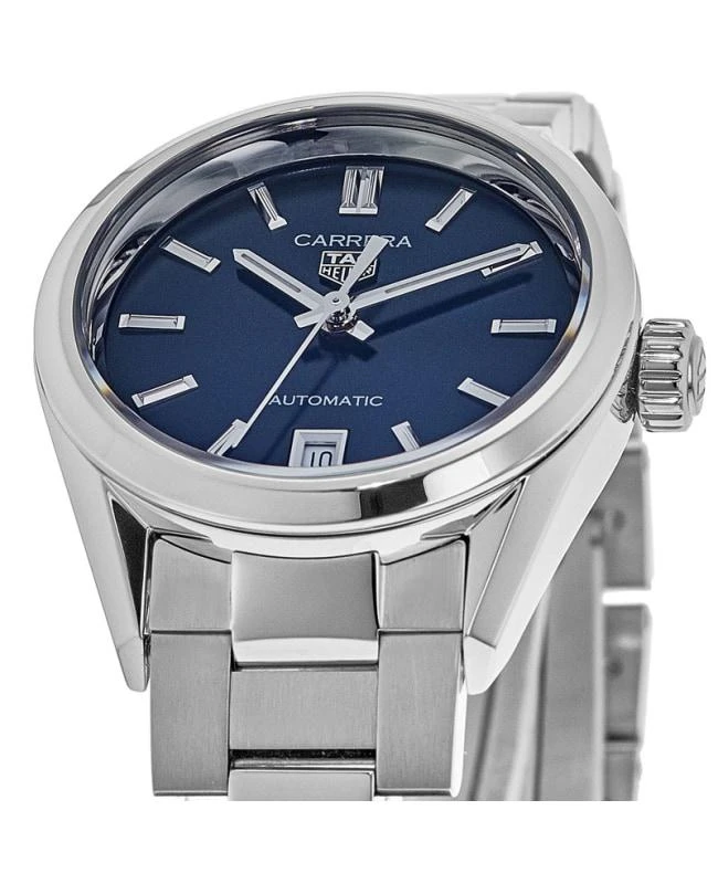 商品TAG Heuer|Tag Heuer Carrera Automatic Blue Dial Steel Women's Watch WBN2411.BA0621,价格¥17460,第2张图片详细描述