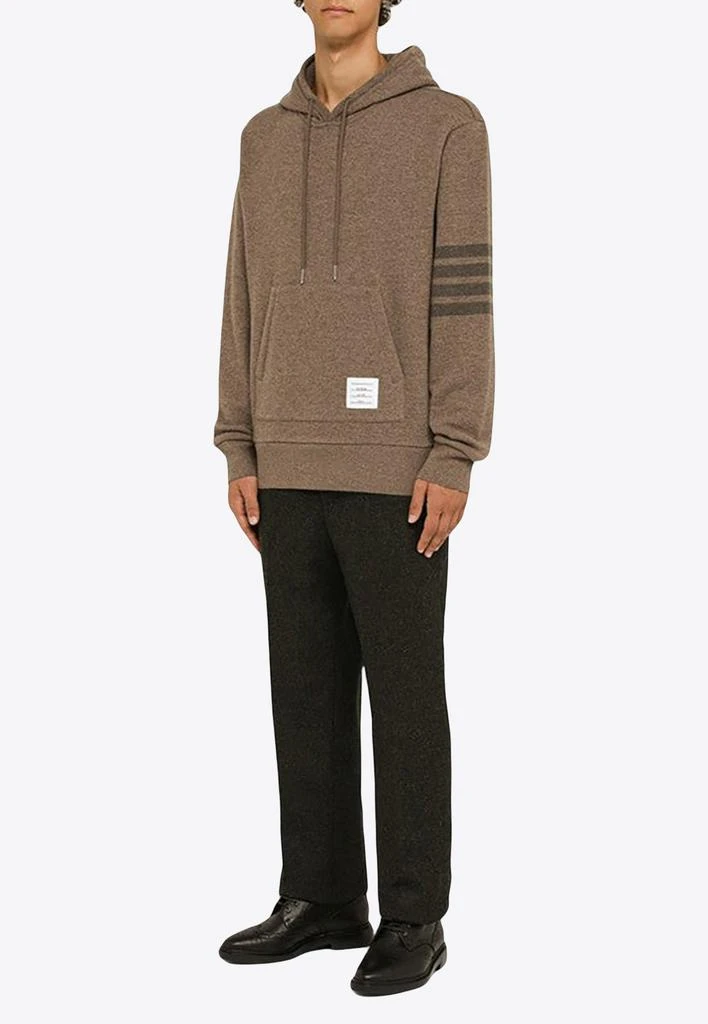 商品Thom Browne|4-Bar Hooded Sweatshirt in Wool,价格¥8875,第2张图片详细描述
