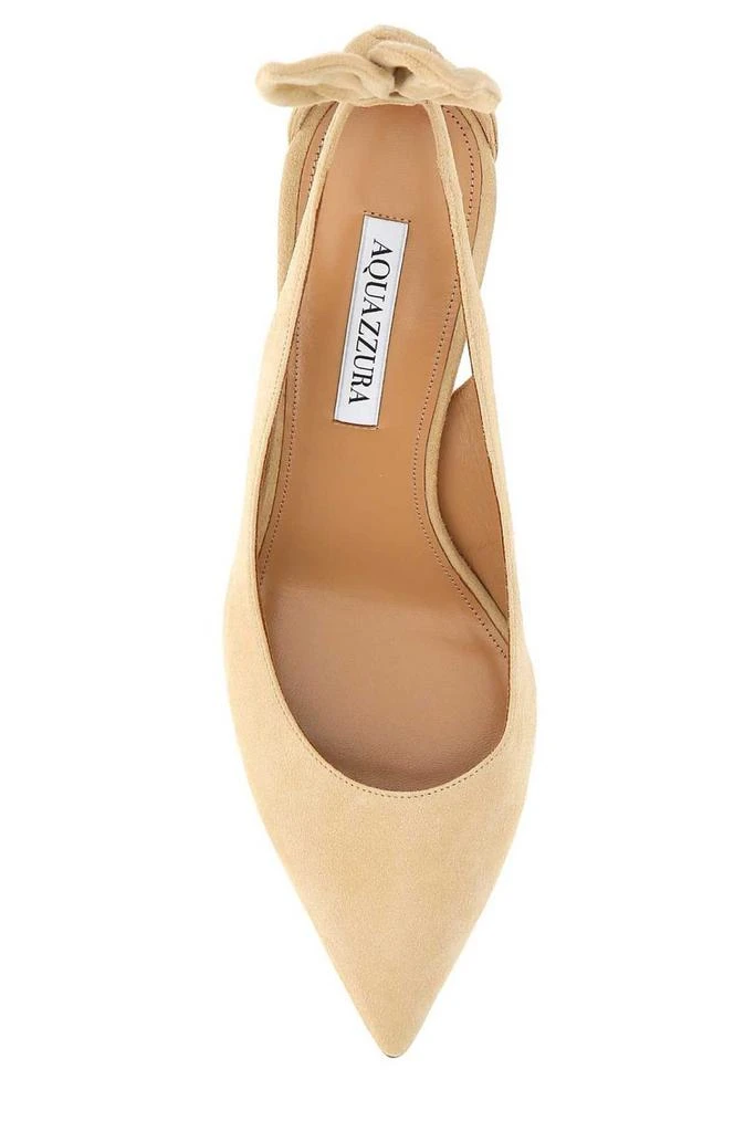 商品Aquazzura|Aquazzura Bow Tie Pointed-Toe Pumps,价格¥3579-¥3590,第3张图片详细描述