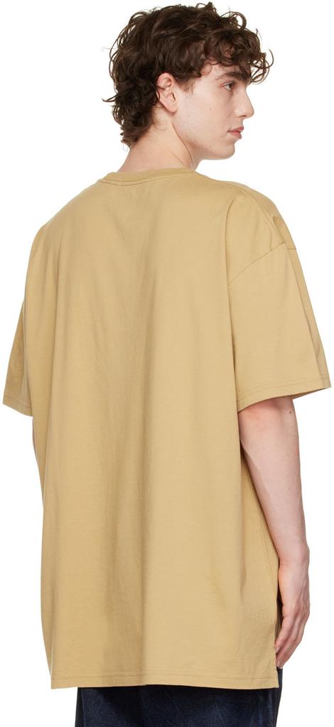 黄褐色 Oversized Pin-Up T 恤商品第3张图片规格展示