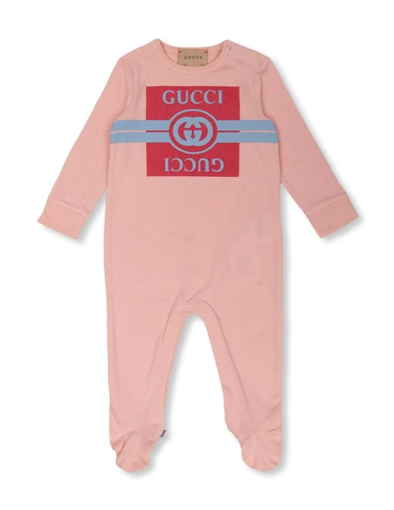 商品Gucci|Gucci Kids Interlocking G Printed Crewneck Pyjamas,价格¥1433,第1张图片