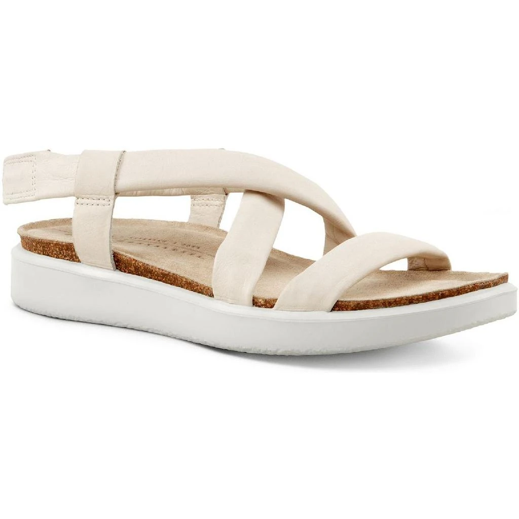 商品ECCO|ECCO Womens Corksphere Leather Open To Footbed Sandals,价格¥246,第1张图片