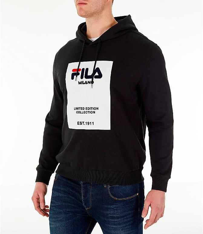 商品Fila|Men's Fila Milano FW Hoodie,价格¥224,第4张图片详细描述