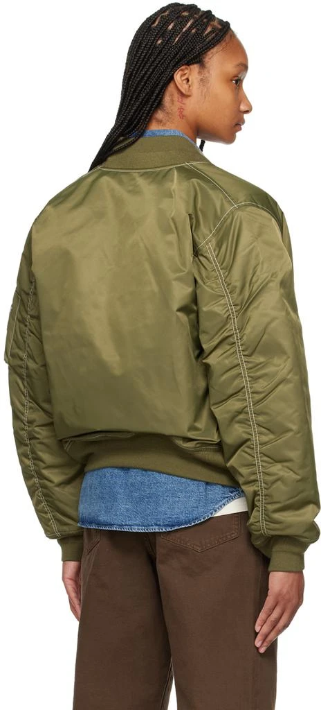 商品STUSSY|Khaki Built Reversible Bomber Jacket,价格¥2028,第3张图片详细描述