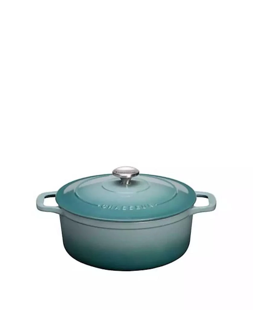 商品French Home|Chasseur Enamelled Cast Iron Oval Dutch Oven, 7.25 Quart,价格¥3722,第1张图片