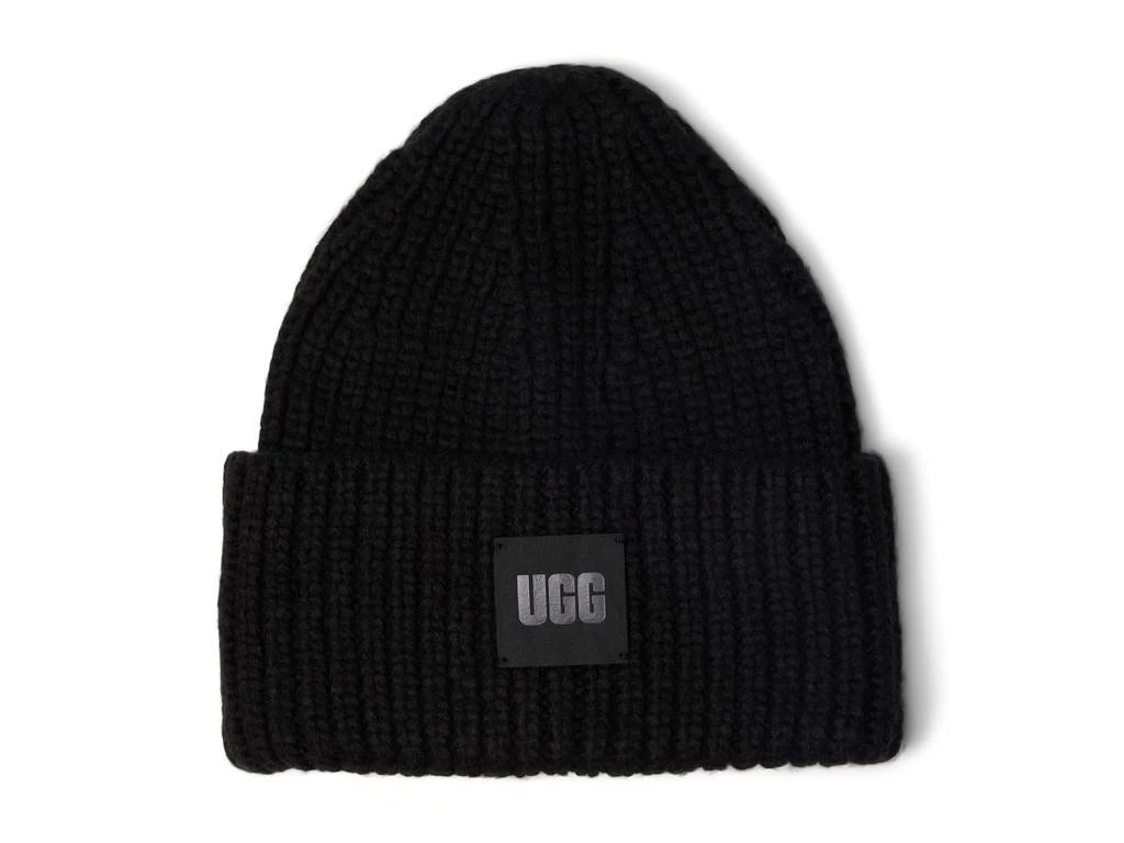 商品UGG|Chunky Rib Beanie with UGG Logo,价格¥238,第1张图片