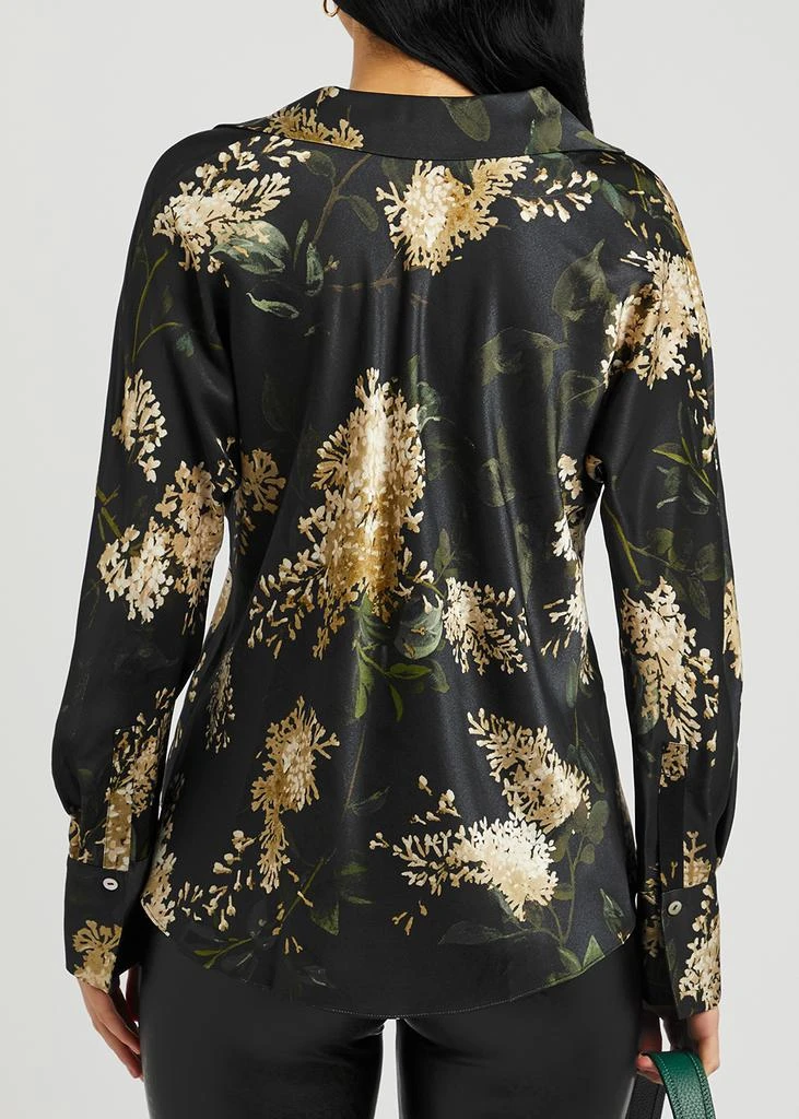 商品Vince|Floral-print silk-satin shirt,价格¥1972,第3张图片详细描述