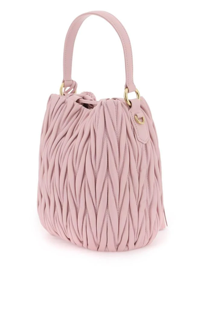 商品Miu Miu|Miu miu matelassé nappa leather bucket bag,价格¥10114,第2张图片详细描述