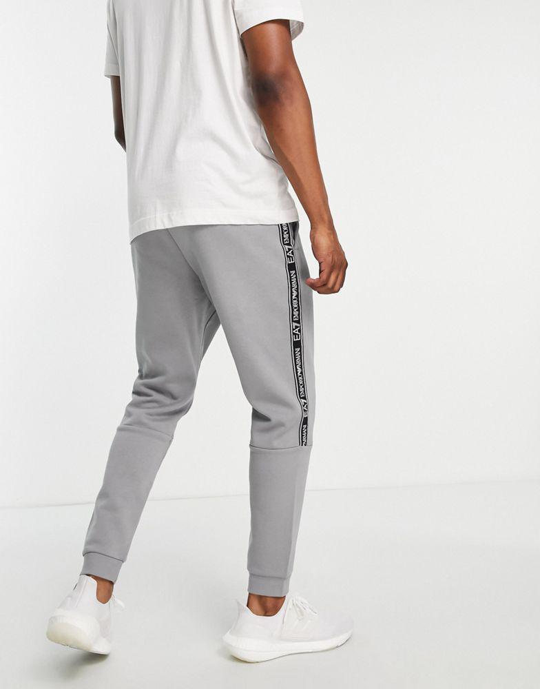 Armani EA7 small logo joggers in grey商品第3张图片规格展示