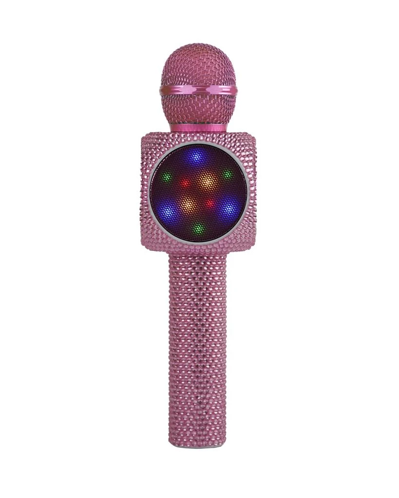 商品Wireless Express|Sing-A-Long Bling Karaoke Microphone, Pink,价格¥194,第4张图片详细描述