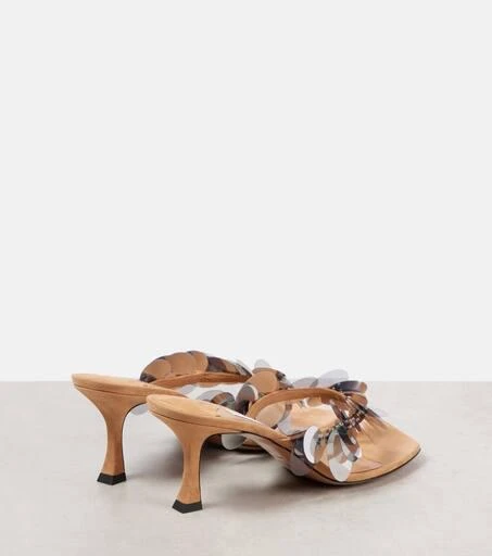 商品Jimmy Choo|Freja 70亮片绒面革夹趾凉鞋,价格¥7846,第2张图片详细描述