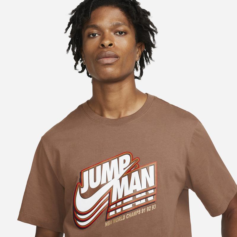 商品NIKE|Nike Jumpman Short Sleeve Graphic Crew - Men's,价格¥185,第5张图片详细描述
