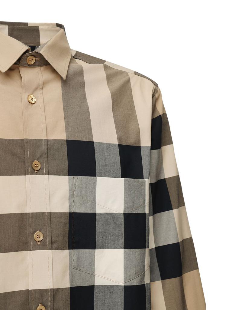 Somerton Check Print Cotton Poplin Shirt商品第3张图片规格展示