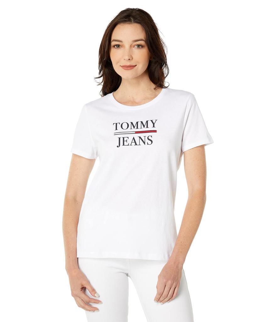 商品Tommy Jeans|Short Sleeve Slim Fit Logo Tee,价格¥102-¥145,第1张图片