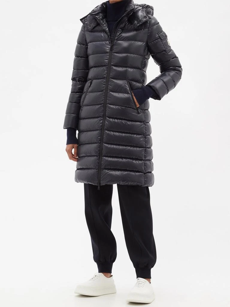 商品Moncler|Moka quilted-down hooded coat,价格¥10576,第2张图片详细描述