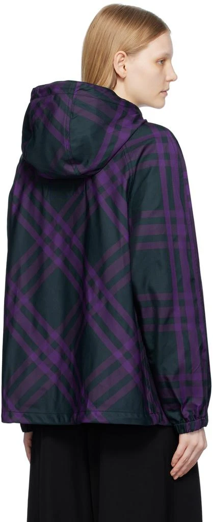 商品Burberry|Green & Purple Check Jacket,价格¥14278,第3张图片详细描述
