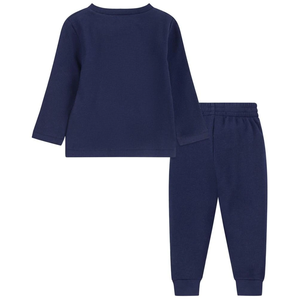 商品Levi's|Baby Boys Thermal Sweatshirt and Joggers, 2 Piece Set,价格¥170,第2张图片详细描述