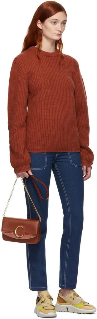 Brown 'Chloé C' Chain 斜挎包 商品