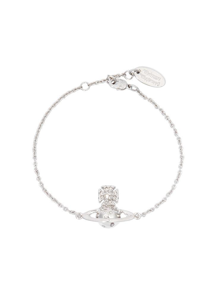 商品Vivienne Westwood|Porfiro Bas Relief orb silver-tone bracelet,价格¥876,第1张图片