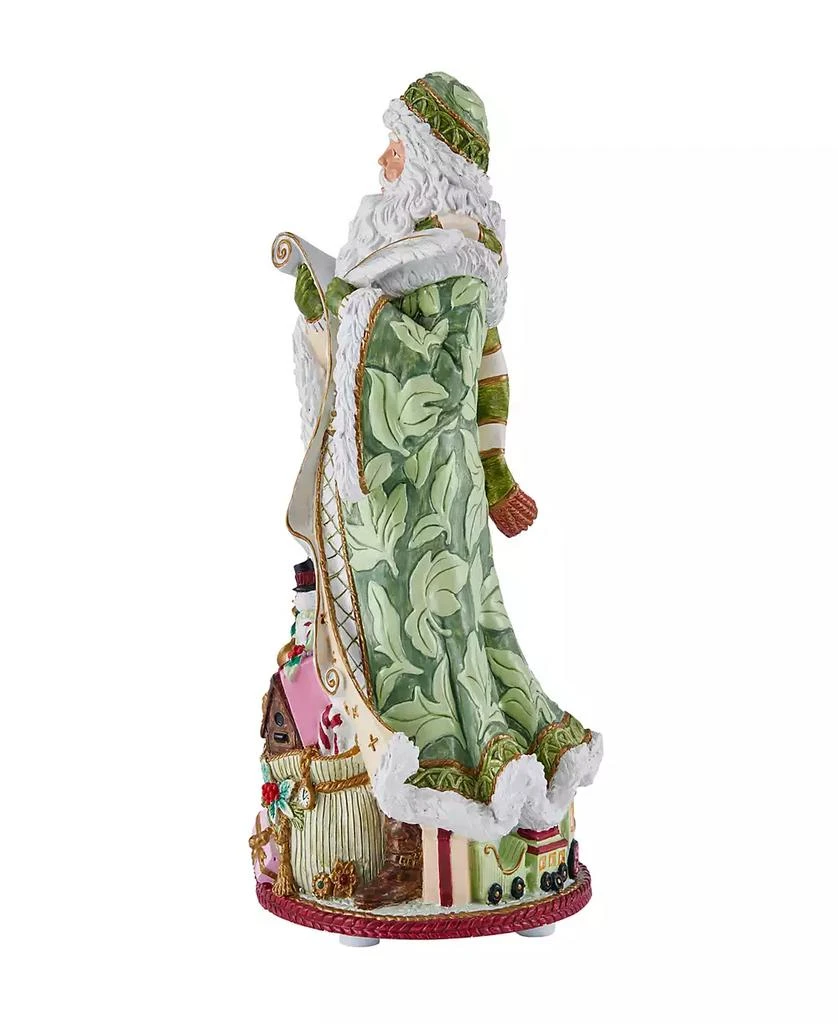 商品Fitz and Floyd|Holiday Home Green Musical, 10.75-in,价格¥524,第3张图片详细描述