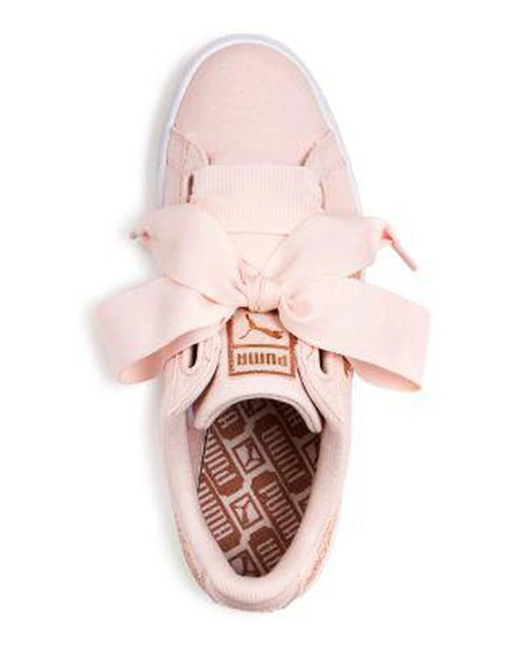 商品Puma|Basket Heart Canvas & Glitter 女士运动休闲鞋,价格¥248,第3张图片详细描述