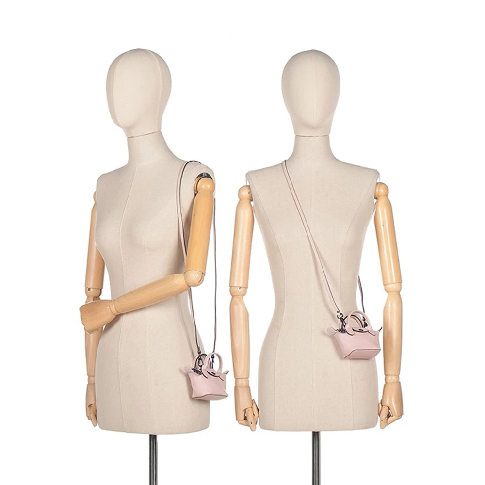 LONGCHAMP 女士裸粉色羊皮迷你手提单肩斜挎包 10099757P53 商品