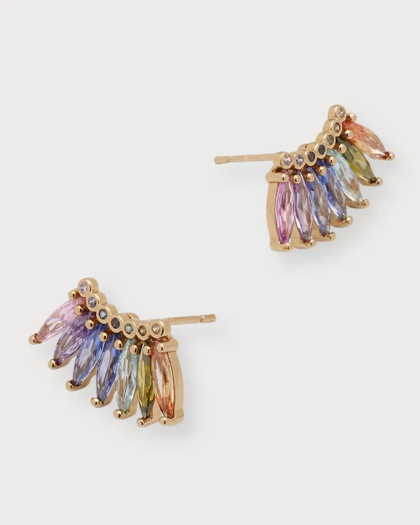 商品Mignonne Gavigan|Madeline Petite Stud Crystal Earrings,价格¥358,第3张图片详细描述