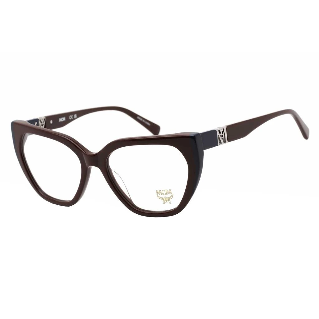 商品MCM|MCM Women's Eyeglasses - Burgundy and Blue Acetate Full-Rim Frame | MCM2725 607,价格¥432,第1张图片