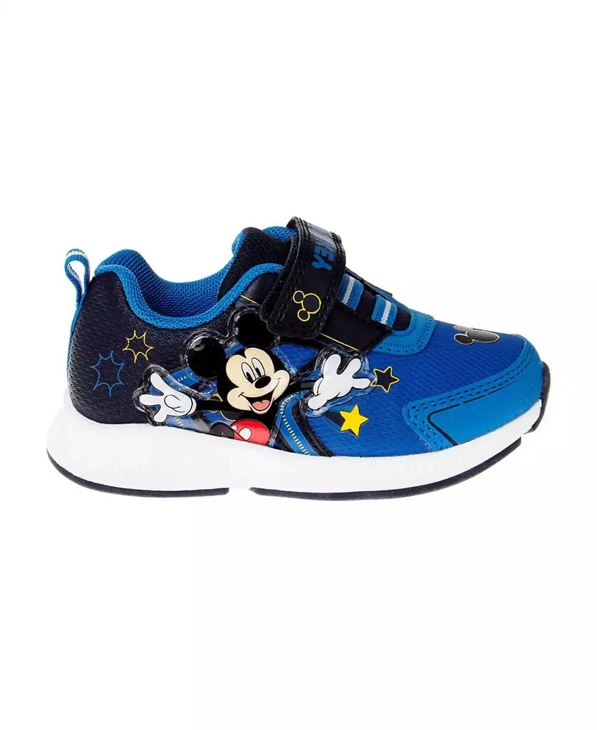 商品Disney|Little Boys Mickey Mouse Light Up Hook and Loop Strap Sneakers,价格¥265,第2张图片详细描述