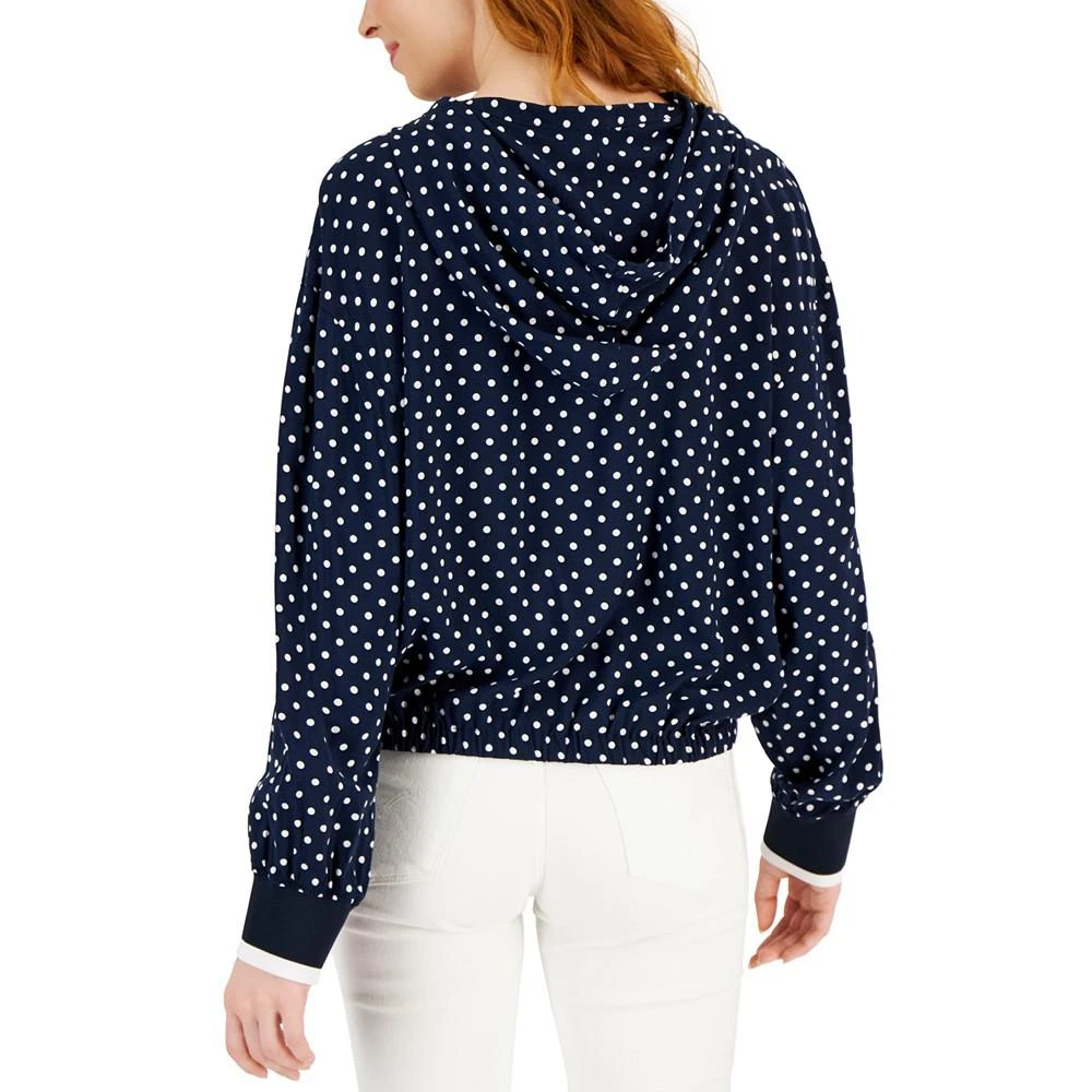 商品Tommy Hilfiger|Women's Dot Print Zip-Up Hoodie,价格¥257,第2张图片详细描述