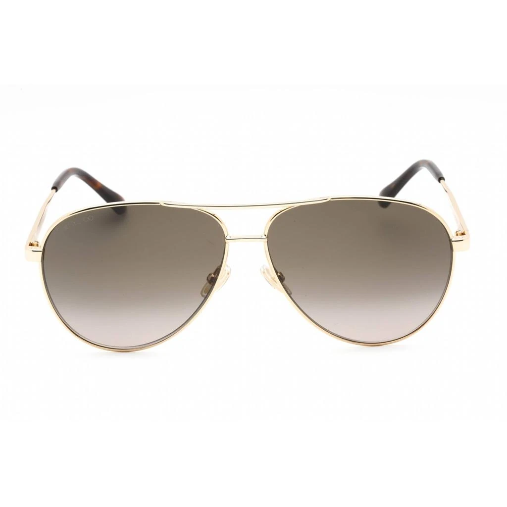 商品Jimmy Choo|Jimmy Choo Women's Sunglasses - Gold/Havana Metal Aviator Frame | JIMENA/S 006J HA,价格¥603,第2张图片详细描述