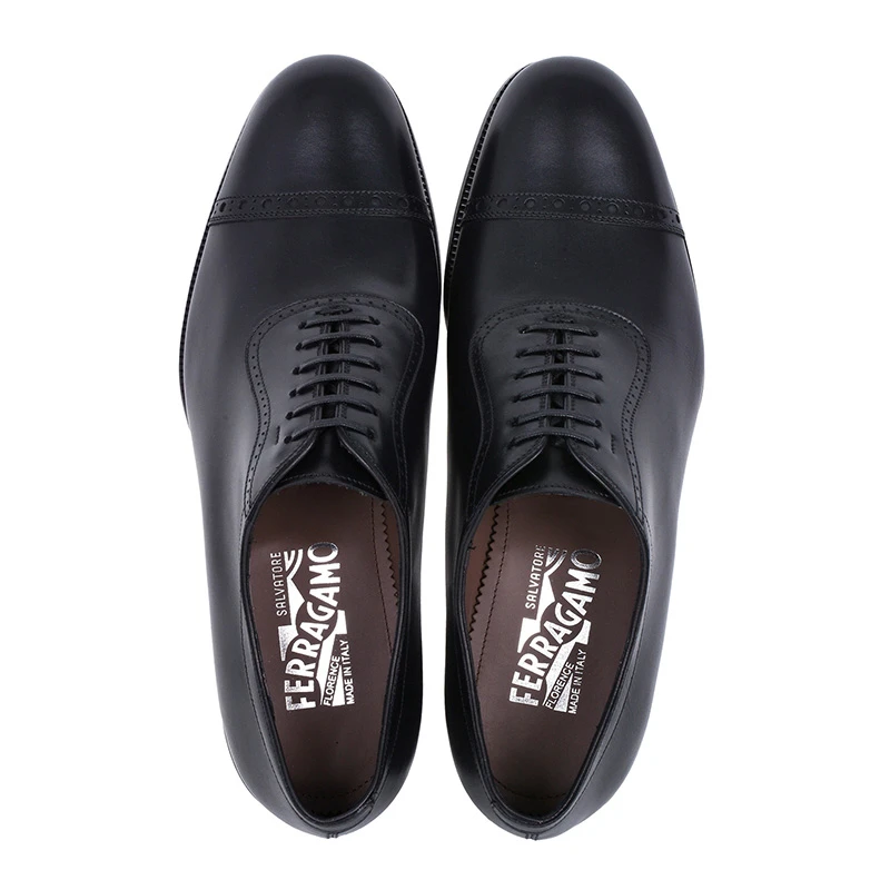 Salvatore Ferragamo 菲拉格慕 男士黑色系带鞋 0707549-CALF-NERO 商品
