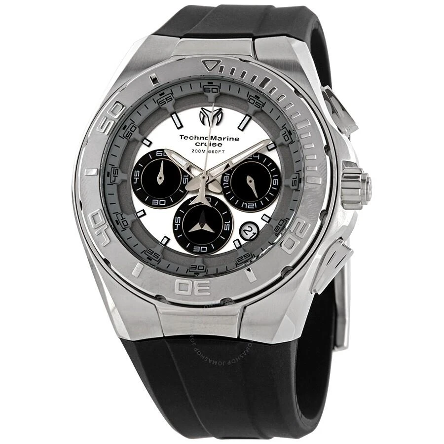 商品TechnoMarine|Cruise Chronograph Quartz Silver Dial Men's Watch TM-115345,价格¥1030,第1张图片