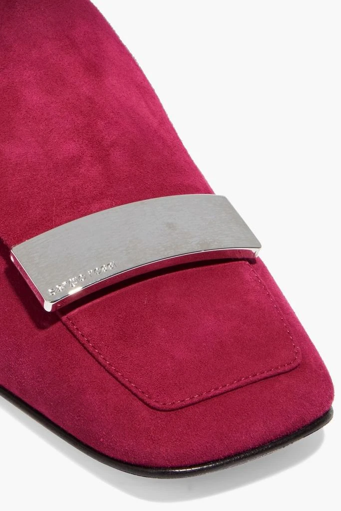 商品Sergio Rossi|sr1 suede collapsible-heel loafers,价格¥1648,第4张图片详细描述