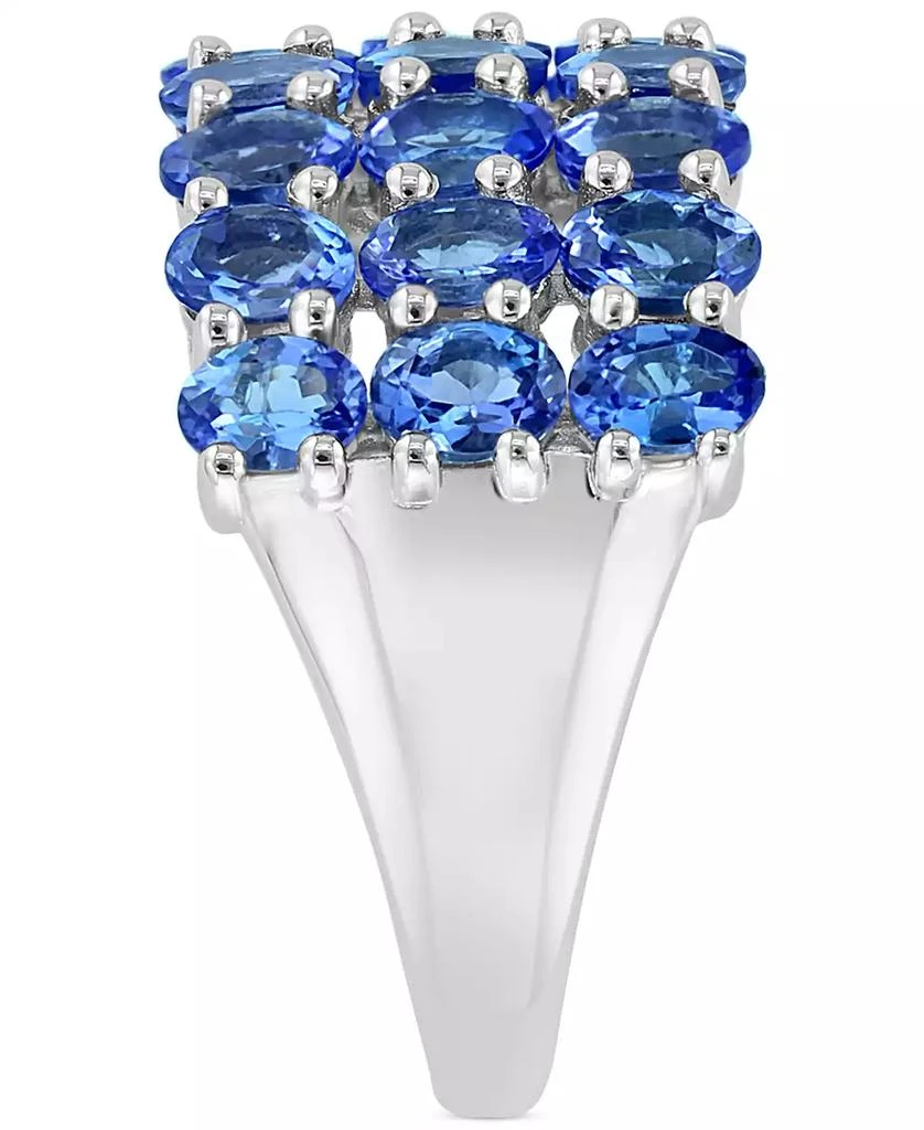 商品Effy|EFFY® Tanzanite Matrix Cluster Ring (2-5/8 ct. t.w.) in Sterling Silver,价格¥935,第3张图片详细描述