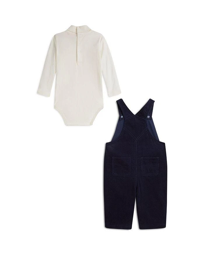 商品Ralph Lauren|Polo Boys' Cotton Bodysuit & Corduroy Overall Set - Baby,价格¥349,第2张图片详细描述