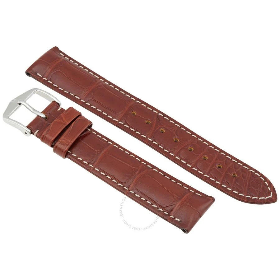 商品Hirsch|Connoisseur Unisex 19 mm Alligator Leather Watch Band 02007079-2-19,价格¥1104,第1张图片