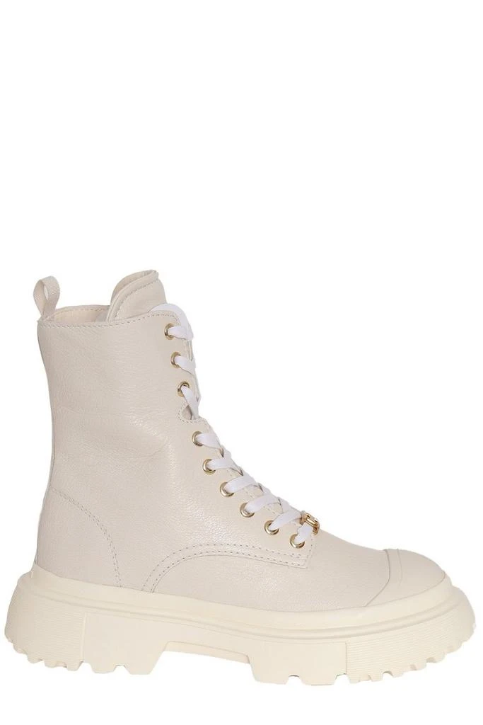 商品hogan|Hogan H619 Lace-Up Combat Boots,价格¥2889,第1张图片