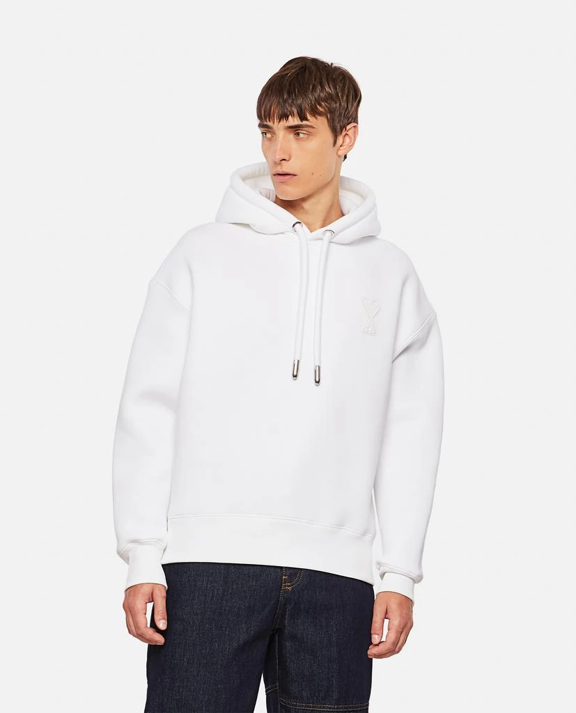 商品AMI|TECHNICAL FABRIC HOODED SWEATSHIRT,价格¥3056,第1张图片