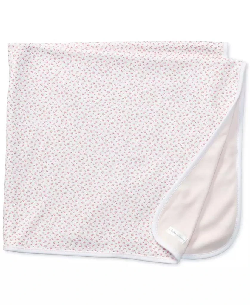 商品Ralph Lauren|Baby Girls Reversible Floral Cotton Blanket,价格¥353,第1张图片