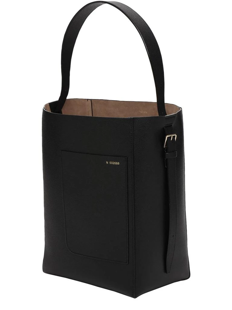商品VALEXTRA|Medium Soft Grained Leather Tote Bag,价格¥18383,第3张图片详细描述